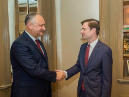 Președintele Republicii Moldova a avut o întrevedere cu Subsecretarul de Stat pentru Afaceri Politice al Departamentului de Stat al SUA