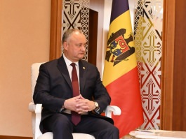 Igor Dodon a avut o întrevedere cu Ilham Aliyev