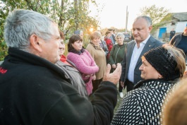 Igor Dodon a vizitat raionul Ocnița