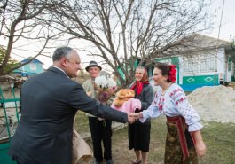 Igor Dodon a vizitat raionul Ocnița