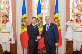 Președintele Republicii Moldova a primit scrisorile de acreditare din partea a patru ambasadori agreați