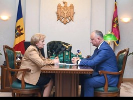 Igor Dodon a avut o întrevedere cu Zinaida Greceanîi