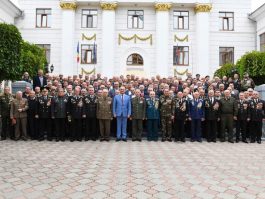 Президент Республики Молдова посетил торжественное собрание, посвященное 20-летию Союза офицеров