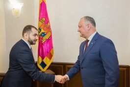 Igor Dodon a avut o întrevedere cu un grup de manageri ai companiei „Yandex”