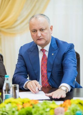 Igor Dodon a avut o întrevedere cu Vadim Krasnoselski