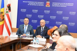 Președintele Republicii Moldova a vizitat Universitatea de Stat de Medicină și Farmacie „Nicolae Testemițanu”