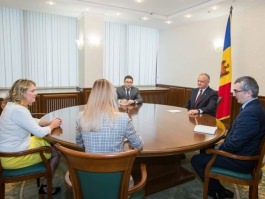 Președintele țării a avut o întrevedere cu noua șefă a misiunii Institutul Internațional Republican în Moldova