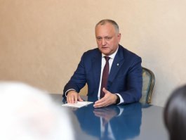 Igor Dodon a desfășurat prima ședință cu membrii Consiliului consultativ de experți privind reforma sistemului justiției