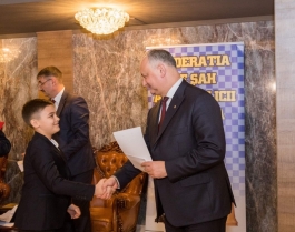 Șeful statului a participat la Gala laureaților Federației de Șah - 2019