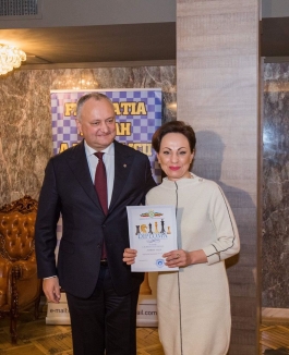 Șeful statului a participat la Gala laureaților Federației de Șah - 2019