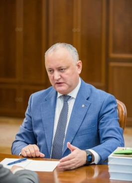 Президент Молдовы провел встречу с мэром Кишинева