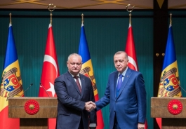 Igor Dodon și Recep Tayyip Erdogan au prezidat ședința Consiliului de Cooperare Strategică la Nivel Înalt între Moldova și Turcia