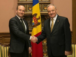 President Nicolae Timofti meets Danish foreign minister