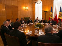 President Nicolae Timofti meets Polish premier