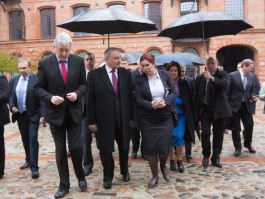 Moldovan president visits Polish central voivodeship