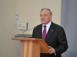 Nicolae Timofti a participat la ceremonia dedicată celei de-a 20-a aniversări a Academiei de Administrare Publică