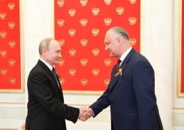 Igor Dodon to hold meetings with Vladimir Putin and Dmitri Kozak