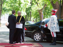 Moldovan president receives accreditation letters of five ambassadors