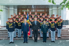 Șeful statului a participat la Ceremonia de decorare a contingentului Armatei Naţionale care a participat la parada militară de la Moscova 