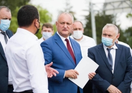 Igor Dodon a avut o întrevedere de lucru cu administrația orașului și raionului Criuleni