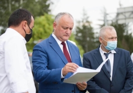 Igor Dodon a avut o întrevedere de lucru cu administrația orașului și raionului Criuleni