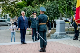 Şeful statului a participat la o ceremonie comemorativă consacrată celei de-a 75-a aniversări a Zilei Victoriei