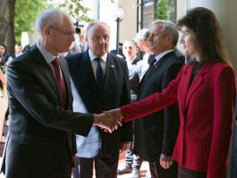 Moldovan president meets European Council president