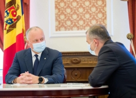 Igor Dodon, Zinaida Greceanîi şi Ion Chicu au participat la ședința săptămânală