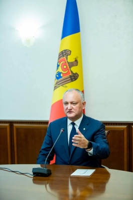 Președintele Republicii Moldova a avut o discuție cu Ambasadorul Republicii Populare Chineze