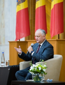 Președintele Republicii Moldova a avut o întrevedere cu șefii misiunilor diplomatice