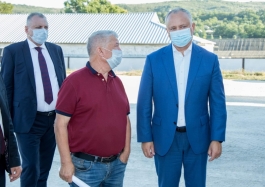 Igor Dodon a vizitat două întreprinderi agricole din raionul Sîngerei