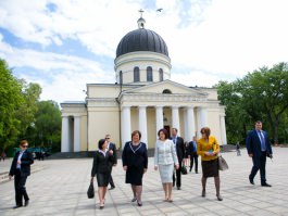 First Lady of Poland on visit to Moldova