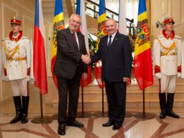 Moldovan president meets Czech counterpart