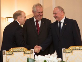 Moldovan president meets Czech counterpart