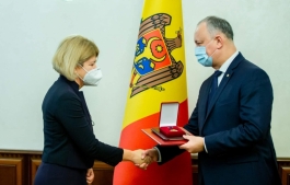 Președintele Republicii Moldova a avut o întrevedere cu Ambasadoarea Republicii Italiene