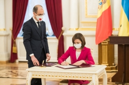 Președintele Republicii Moldova, Maia Sandu, în cadrul vizitei oficiale la Kyiv: „Ne dorim să fim mai mult decât vecini, ne dorim să fim prieteni”