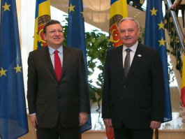 Президент Николае Тимофти встретился с председателем Европейской комиссии Жозе Мануэлем Баррозу