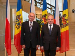 Moldovan president meets Czech senate’s vice president