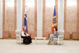 Президент Майя Санду приняла верительные грамоты послов Словении, Чехии и Италии