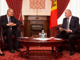 Moldovan president meets German envoy