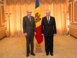 Președintele Nicolae Timofti a avut o întrevedere cu ambasadorul Republicii Franceze, Gerard Guillonneau