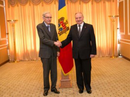 Președintele Nicolae Timofti a avut o întrevedere cu ambasadorul Republicii Franceze, Gerard Guillonneau