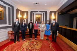Президент Майя Санду встретилась с руководством парламентской группы дружбы Республика Молдова – Итальянская Республика в Сенате