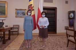 Президент Майя Санду встретилась в Варшаве с Председателем Сейма Польши Эльжбетой Витек