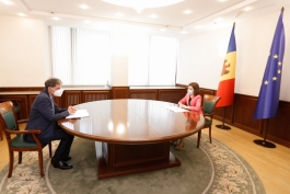 Президент Республики Молдова Майя Санду встретилась с Послом Государства Израиль в Республике Молдова Элиавом Белоцерковским
