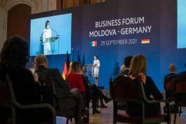 Выступление Президента Республики Молдова госпожи Майи Санду на церемонии открытия Молдо-германского бизнес-форума