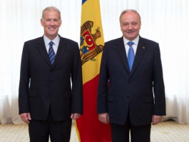 Президент Николае Тимофти провел встречу с новым главой Миссии ОБСЕ в Республике Молдова Майклом Скэнланом