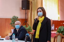 Președinta Maia Sandu, la Briceni: „Vom face tot ce ne stă în putere ca să menținem liniștea în țară”