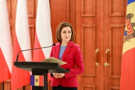 President Maia Sandu: "Poland is a reliable friend of the Republic of Moldova"