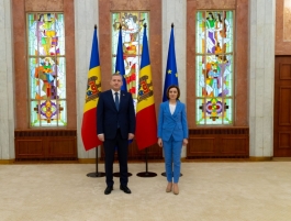 Președintele Maia Sandu a primit scrisorile de acreditare din partea ambasadorilor Poloniei, Slovaciei, Georgiei și Kazahstanului